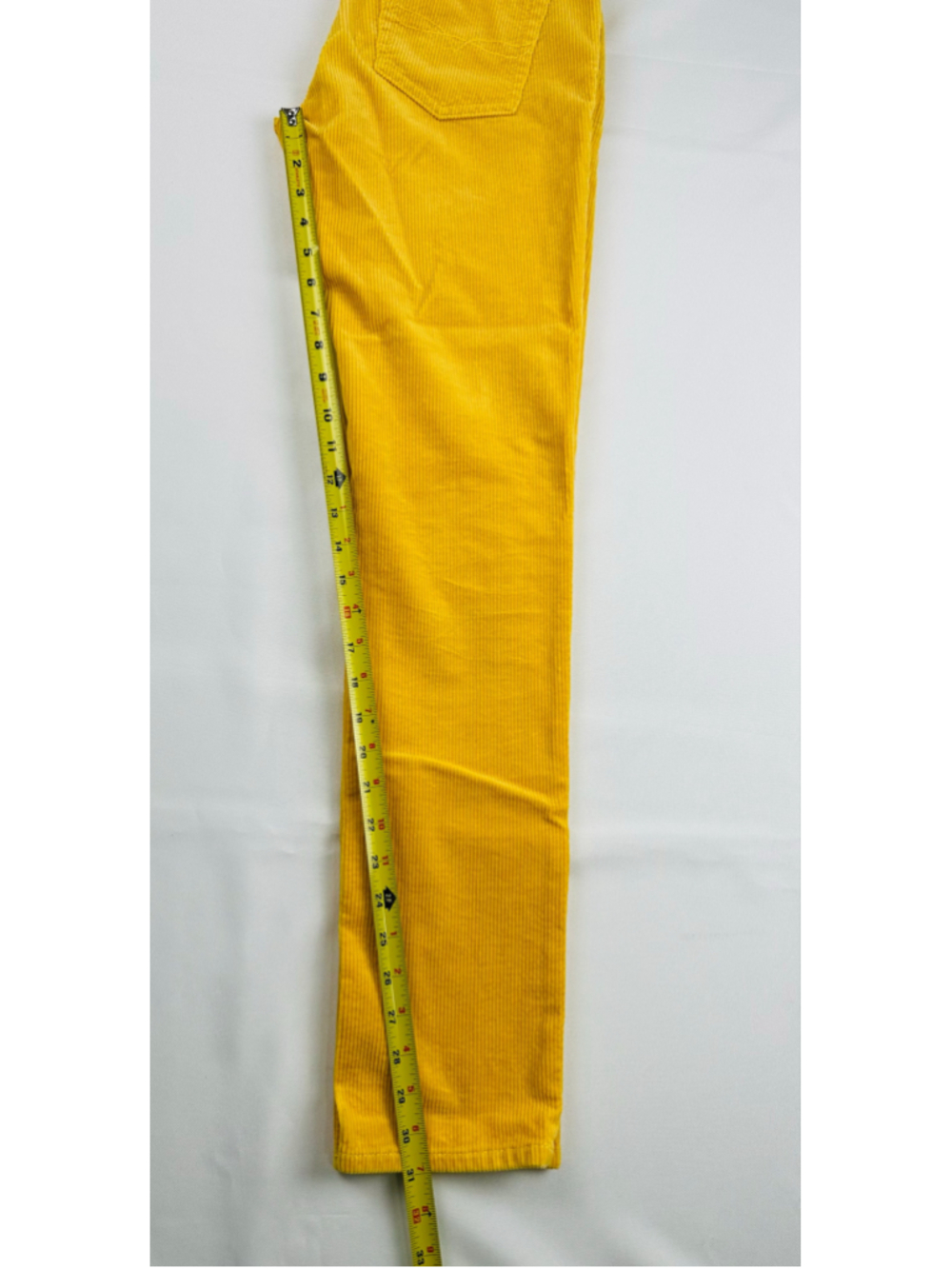 Vintage Ralph Lauren Thompson Golden Yellow Corduroy Pants R.L. 650 Women’s 6 - Picture 6 of 16
